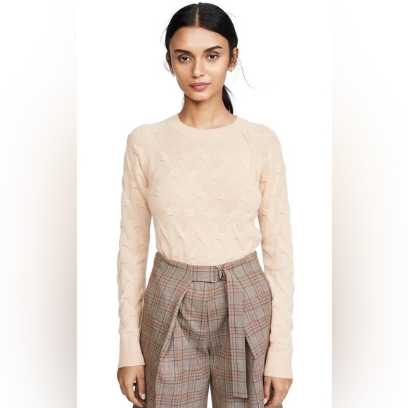 Theory Tucked Cashmere Sweater - Ivory/Cream - Picture 1 of 10